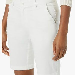 NWT Amazon Essentials White Cotton/Elastane Shorts